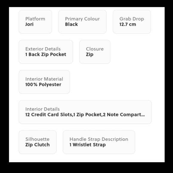 Fossil Black Leather Wallet - Picture 2 of 9